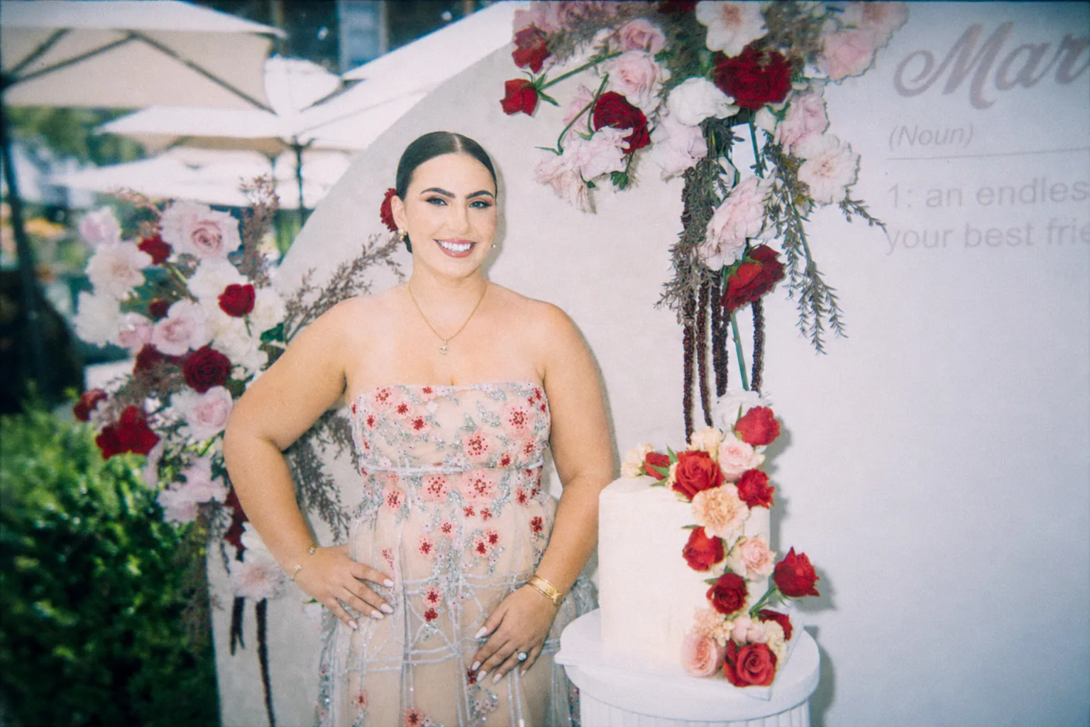 After: Fujifilm Pro 400H disposable-camera look with cool airy pastel tones